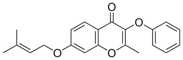 2-METHYL-7-(3-METHYL-BUT-2-ENYLOXY)-3-PHENOXY-CHROMEN-4-ONE