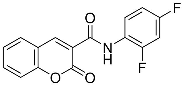 2-OXO-2H-CHROMENE-3-CARBOXYLIC ACID (2,4-DIFLUORO-PHENYL)-AMIDE