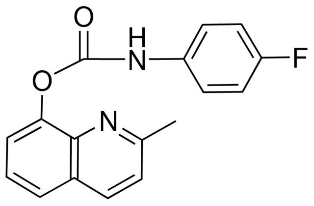 2-METHYL-8-QUINOLYL N-(4-FLUOROPHENYL)CARBAMATE