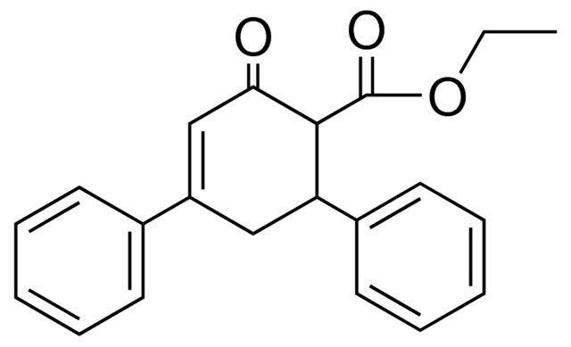 2-OXO-4,6-DIPHENYL-CYCLOHEX-3-ENECARBOXYLIC ACID ETHYL ESTER