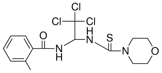 2-ME-N-(2,2,2-TRICHLORO-1-((MORPHOLINE-4-CARBOTHIOYL)-AMINO)-ETHYL)-BENZAMIDE