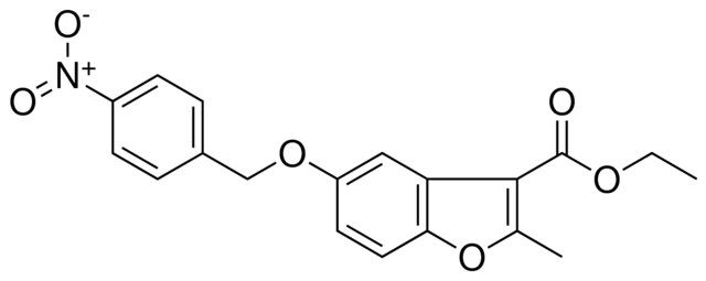 2-METHYL-5-(4-NITRO-BENZYLOXY)-BENZOFURAN-3-CARBOXYLIC ACID ETHYL ESTER