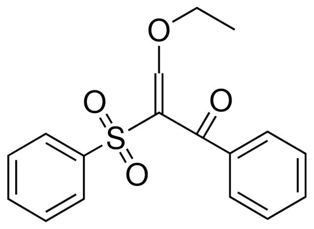 2-BENZENESULFONYL-3-ETHOXY-1-PHENYL-PROPENONE