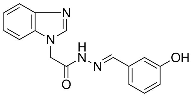 2-BENZOIMIDAZOL-1-YL-ACETIC ACID (3-HYDROXY-BENZYLIDENE)-HYDRAZIDE