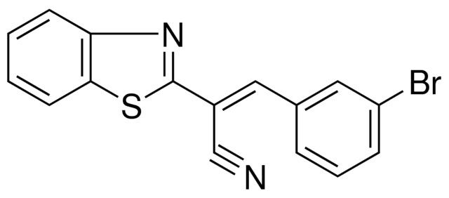 2-BENZOTHIAZOL-2-YL-3-(3-BROMO-PHENYL)-ACRYLONITRILE