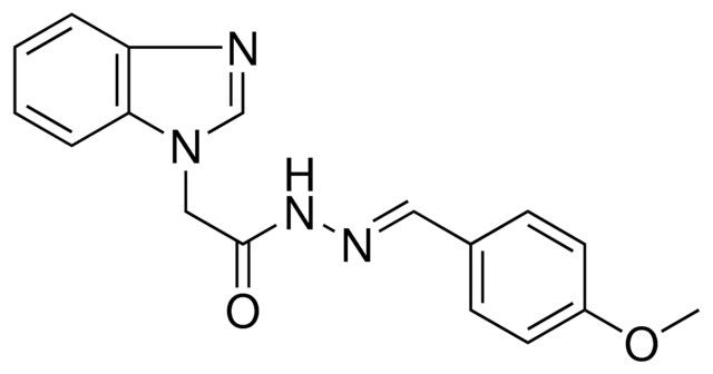 2-BENZOIMIDAZOL-1-YL-ACETIC ACID (4-METHOXY-BENZYLIDENE)-HYDRAZIDE