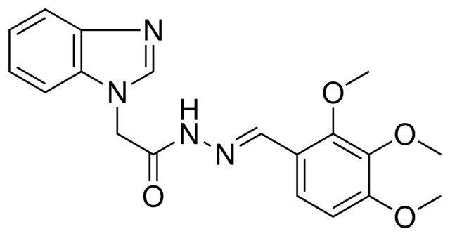 2-BENZOIMIDAZOL-1-YL-ACETIC ACID (2,3,4-TRIMETHOXY-BENZYLIDENE)-HYDRAZIDE