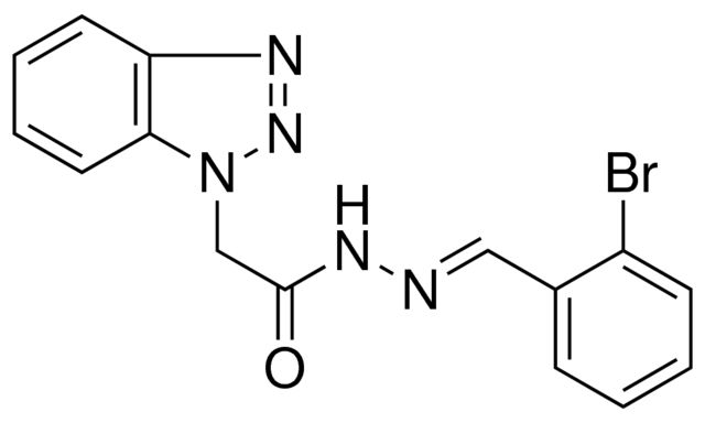 2-BENZOTRIAZOL-1-YL-ACETIC ACID (2-BROMO-BENZYLIDENE)-HYDRAZIDE