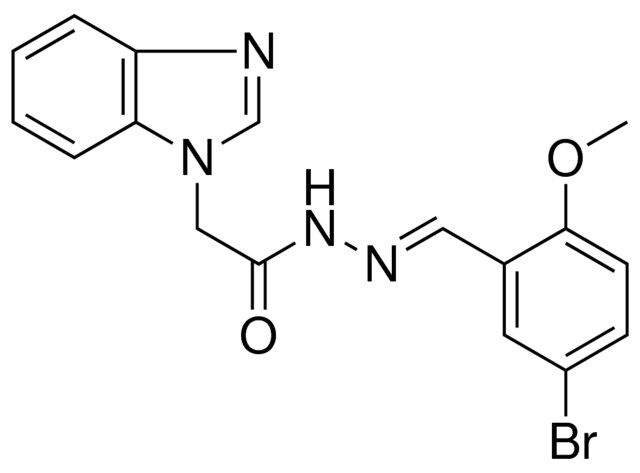 2-BENZOIMIDAZOL-1-YL-ACETIC ACID (5-BROMO-2-METHOXY-BENZYLIDENE)-HYDRAZIDE