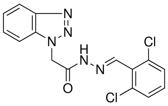 2-BENZOTRIAZOL-1-YL-ACETIC ACID (2,6-DICHLORO-BENZYLIDENE)-HYDRAZIDE