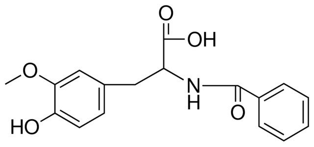 2-BENZOYLAMINO-3-(4-HYDROXY-3-METHOXY-PHENYL)-PROPIONIC ACID