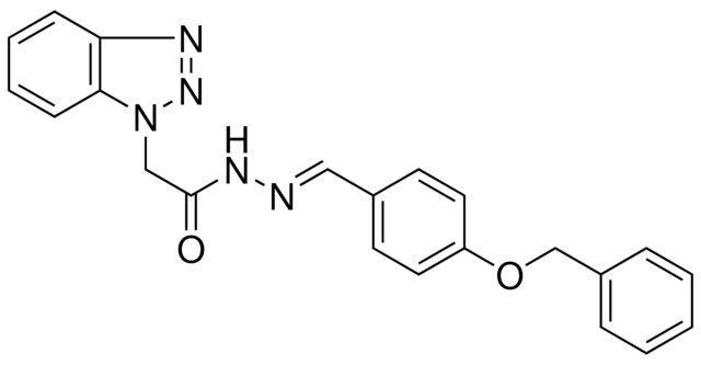 2-BENZOTRIAZOL-1-YL-ACETIC ACID (4-BENZYLOXY-BENZYLIDENE)-HYDRAZIDE