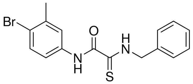 2-BENZYLAMINO-N-(4-BROMO-3-METHYL-PHENYL)-2-THIOXO-ACETAMIDE