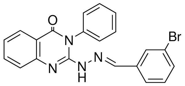 2-(N'-(3-BROMO-BENZYLIDENE)-HYDRAZINO)-3-PHENYL-3H-QUINAZOLIN-4-ONE