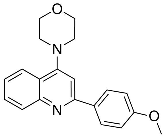 2-(4-METHOXYPHENYL)-4-(4-MORPHOLINYL)QUINOLINE