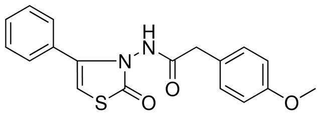 2-(4-METHOXYPHENYL)-N-(2-OXO-4-PHENYL-1,3-THIAZOL-3(2H)-YL)ACETAMIDE