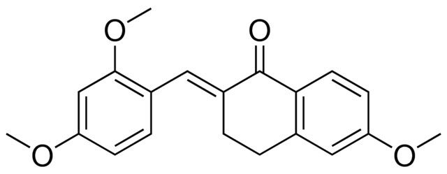 2-(2,4-DIMETHOXY-BENZYLIDENE)-6-METHOXY-3,4-DIHYDRO-2H-NAPHTHALEN-1-ONE