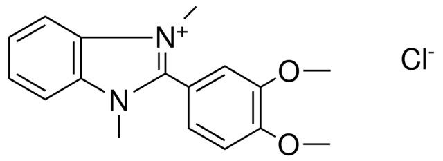 2-(3,4-DIMETHOXY-PHENYL)-1,3-DIMETHYL-3H-BENZOIMIDAZOL-1-IUM, CHLORIDE