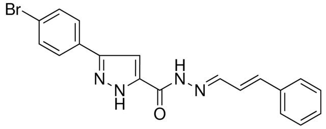 5-(4-BROMO-PHENYL)-2H-PYRAZOLE-3-CARBOXYLIC ACID (3-PHENYL-ALLYLIDENE)-HYDRAZIDE