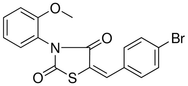 5-(4-BROMO-BENZYLIDENE)-3-(2-METHOXY-PHENYL)-THIAZOLIDINE-2,4-DIONE