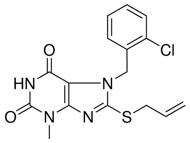 8-ALLYLSULFANYL-7-(2-CHLORO-BENZYL)-3-METHYL-3,7-DIHYDRO-PURINE-2,6-DIONE