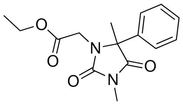 ethyl (3,5-dimethyl-2,4-dioxo-5-phenyl-1-imidazolidinyl)acetate