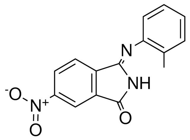 6-NITRO-3-O-TOLYLIMINO-2,3-DIHYDRO-ISOINDOL-1-ONE