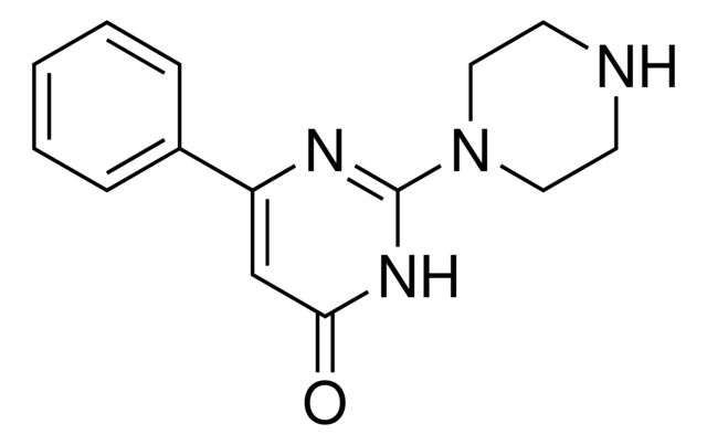 6-Phenyl-2-(1-piperazinyl)-4-pyrimidinol