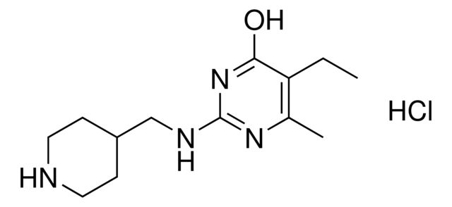 5-Ethyl-6-methyl-2-((piperidin-4-ylmethyl)amino)pyrimidin-4-ol hydrochloride