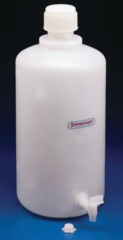 Polyethylene carboy with spigot