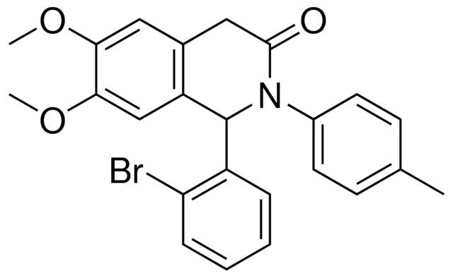 1-(2-BROMO-PHENYL)-6,7-DIMETHOXY-2-P-TOLYL-1,4-DIHYDRO-2H-ISOQUINOLIN-3-ONE