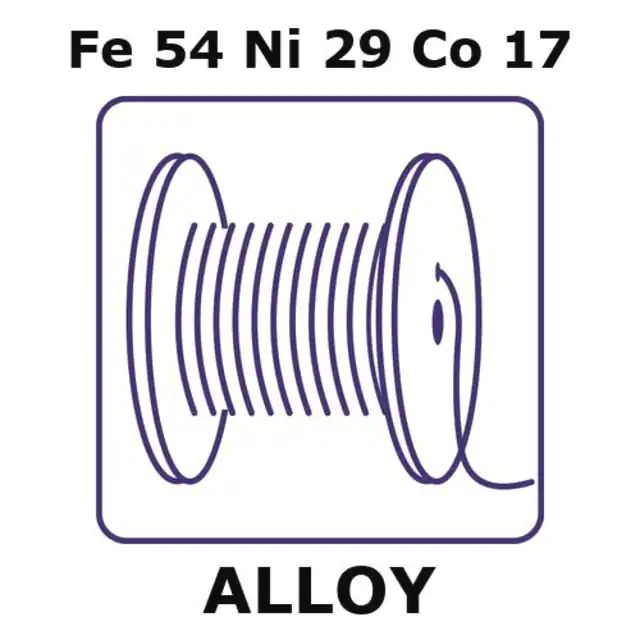 Glass Sealing Alloy, Fe54Ni29Co17