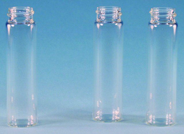 Vials, screw top, clear glass (vial only)