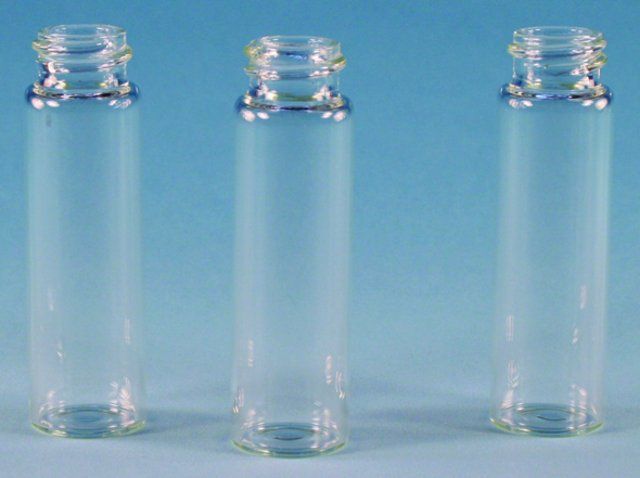 Vials, screw top, clear glass (vial only)