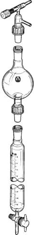 Flash-chromatography assembly with threaded joints