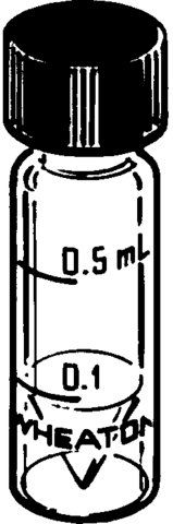 Vials, screw-top V-Vials<sup>?</sup> with solid top cap