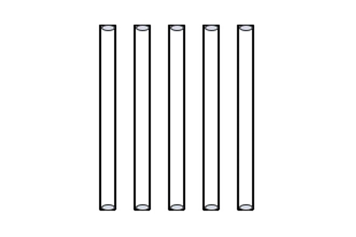 Tubing, PTFE, .062 in x .01 in x .75 in, 5/pkͼƬ