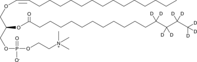 1-1(Z)-Hexadecenyl-2-Palmitoyl-d9-sn-glycero-3-PCͼƬ