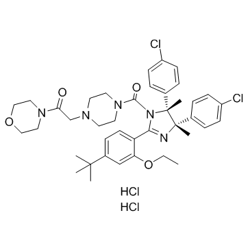 p53 and MDM2 proteins-interaction-inhibitor dihydrochlorideͼƬ