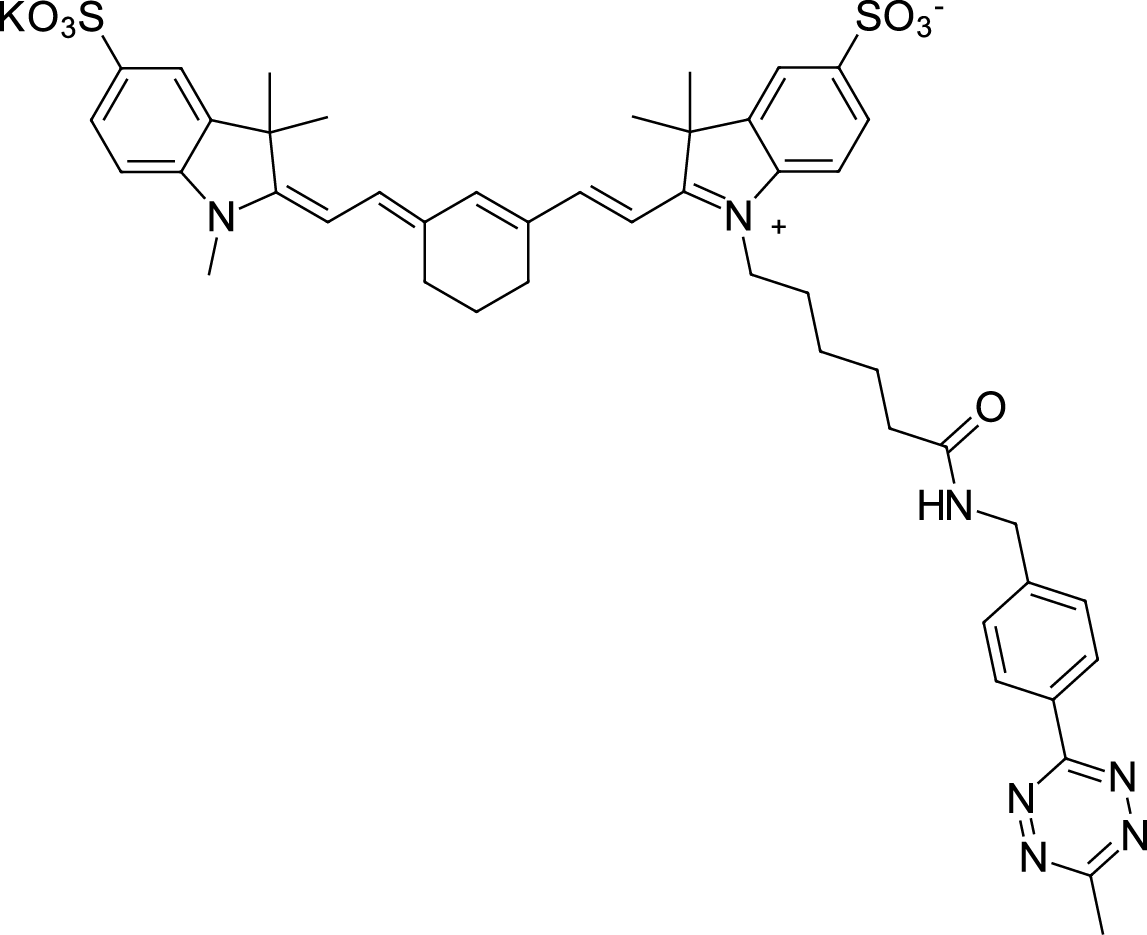 Sulfo-Cyanine7 tetrazineͼƬ