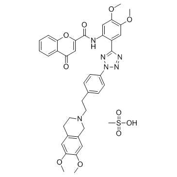 Encequidar mesylate(HM30181(mesylate))ͼƬ