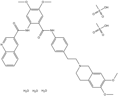 Tariquidar methanesulfonate,hydrateͼƬ