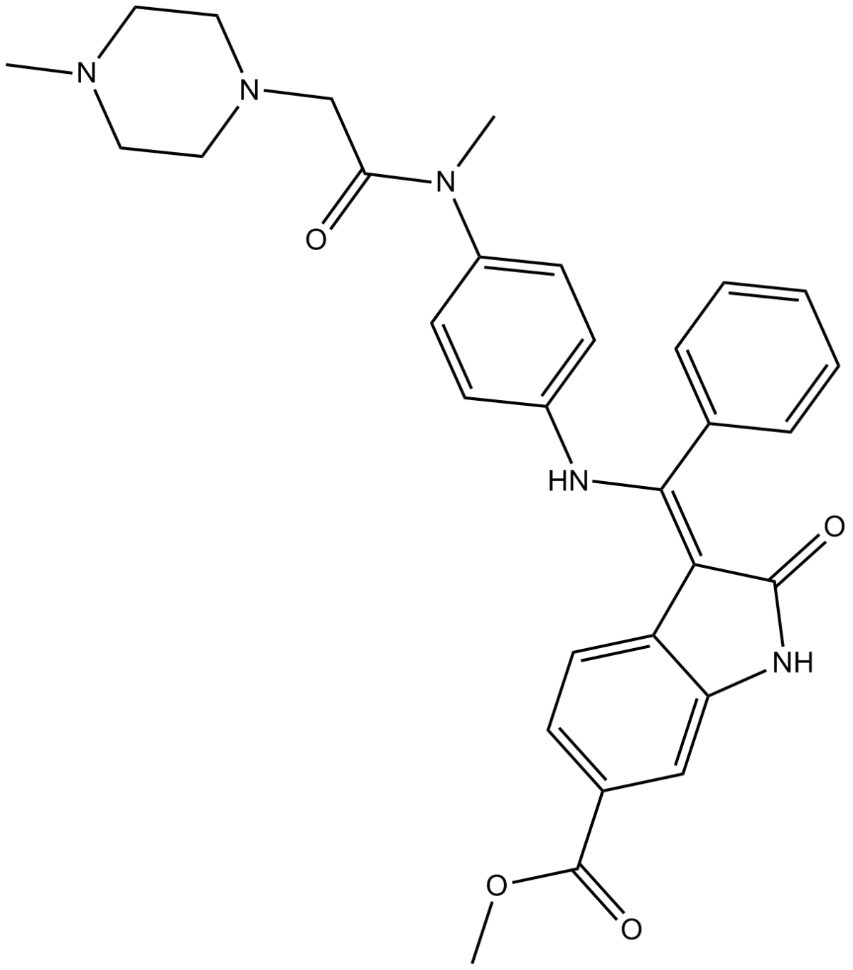 Nintedanib(BIBF 1120)ͼƬ