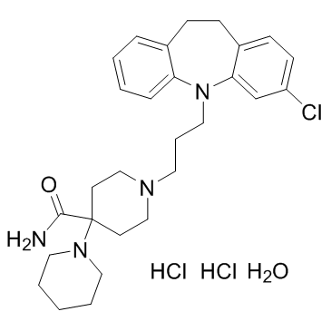 Clocapramine hydrochloride hydrate(3-Chlorocarpipramine hydrochloride hydrate)ͼƬ