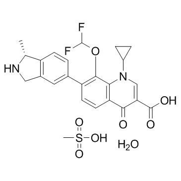 Garenoxacin Mesylate hydrate(BMS284756(Mesylate hydrate))ͼƬ