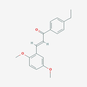 (2E)-3-(2,5-dimethoxyphenyl)-1-(4-ethylphenyl)prop-2-en-1-oneͼƬ