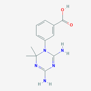 3-(4,6-Diamino-2,2-dimethyl-2H-[1,3,5]triazin-1-yl)-benzoic acidͼƬ