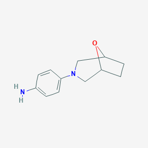 4-{8-oxa-3-azabicyclo[3,2,1]octan-3-yl}anilineͼƬ