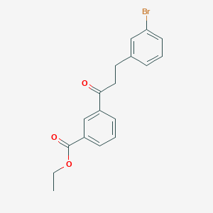 3-(3-Bromophenyl)-3'-carboethoxypropiophenoneͼƬ