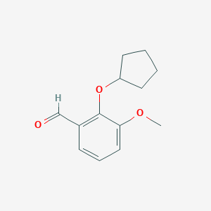 2-Cyclopentyloxy-3-methoxy-benzaldehydeͼƬ